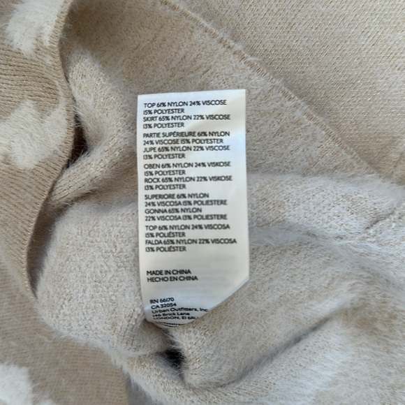 Anthropologie Floral Sweater Skirt Set 🌼 NWT Size XS - Picture 9 of 10